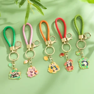 Giant Panda Keychain Cute Cartoon Charm