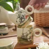 WPLSCPMU0188-0193-02 Hand-Drawn Style Panda Ceramic Mug Water Cup Coffee