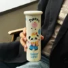 WPLSCPTM0148 Hand-Drawn Style Panda Large Capacity Insulated Cup Thermos
