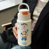 WPLSCPTM0146 Hand-Drawn Style Panda Large Capacity Insulated Cup Thermos