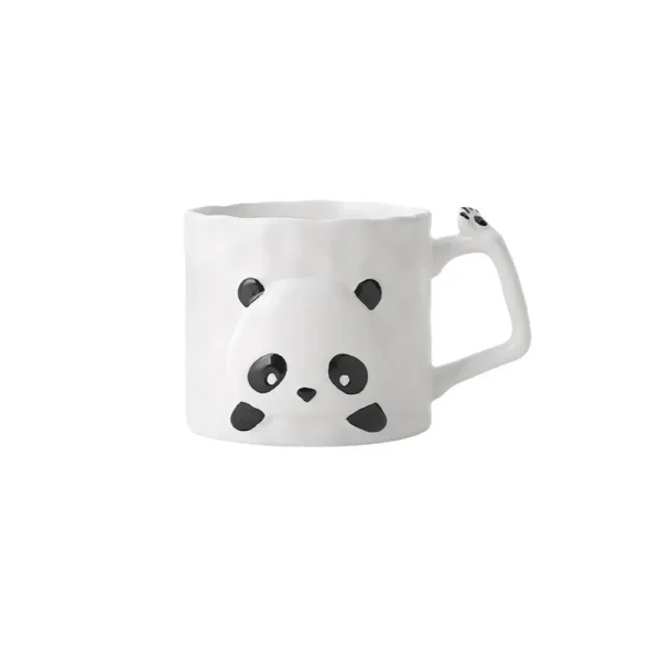 WPLSCPMU0187-03 Handcrafted Ceramic Panda Mug High-Quality Coffee Milk Cup