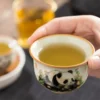 WPLSCPTC0041-0046-02 High-End Ceramic Hand-Painted Panda Exquisite Tea Cup