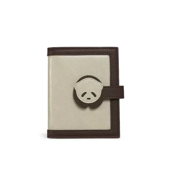 WPBGWC000186-01 High-End Panda Theme Short Wallet Large Capacity Card Slots