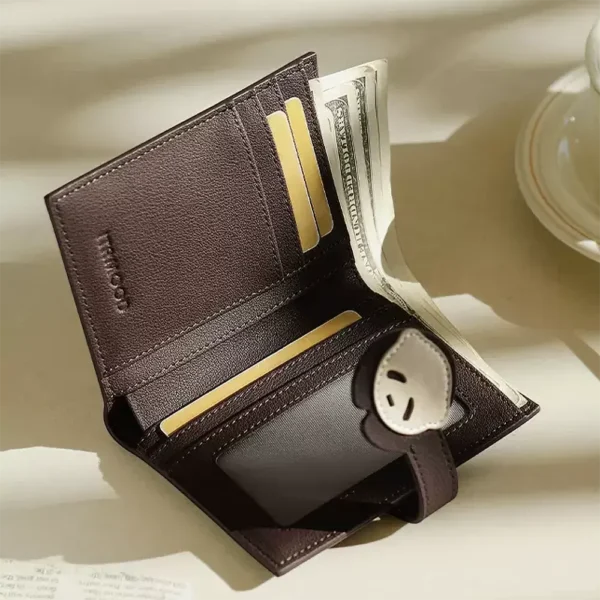 WPBGWC000186-03 High-End Panda Theme Short Wallet Large Capacity Card Slots