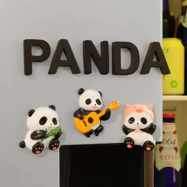 WPDCFM000055-0062-02 High-Quality Cute Panda Fridge Magnet Souvenir Gift Decoration