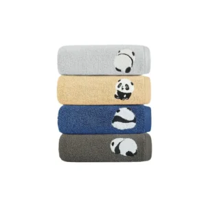WPCTTW000157-0160-01 Panda Cartoon Soft Absorbent Towel