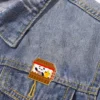 WPDCBR000144-0147-03 Hotpot Panda-Themed Brooch Cute Cartoon Badge Bag Accessory