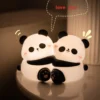 WPLSLM000339-01 Hugging Panda Night Light Bedroom Bedside Rechargeable Lamp