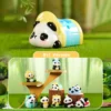Joyful Theater Series Cartoon Panda Blind Box Figurine Ornament
