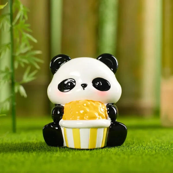 Joyful Theater Series Cartoon Panda Blind Box Figurine Ornament