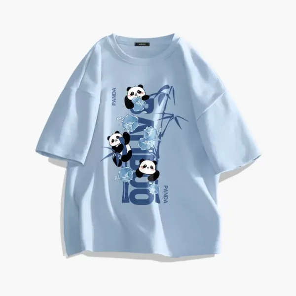 WPCTTS000558-0563-01 Lake Blue Panda with Ice T-Shirt