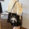 WPBGST000015-0017-02 Cartoon Panda Canvas Tote Bag