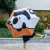 WPLSUB000277-01 Lazy Panda Kids Umbrella Safety Corners with Reflective Strip