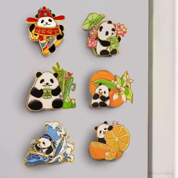 WPDCFM000045-0050-03 Meaningful Cute Panda Fridge Magnet Travel Souvenir Gift