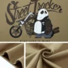 WPCTTS000612-617-03 Men's Lightweight T-Shirt with Vintage Cool Panda Biker Print