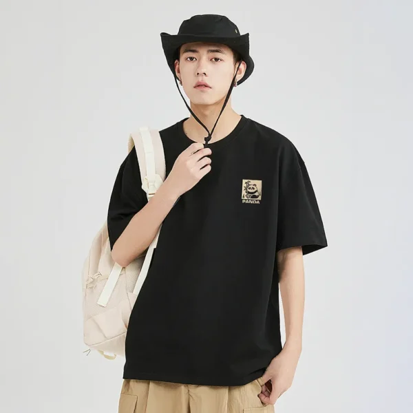 WPCTTS000564-611-01 Men's Trendy Multi-Color T-Shirt Panda Design