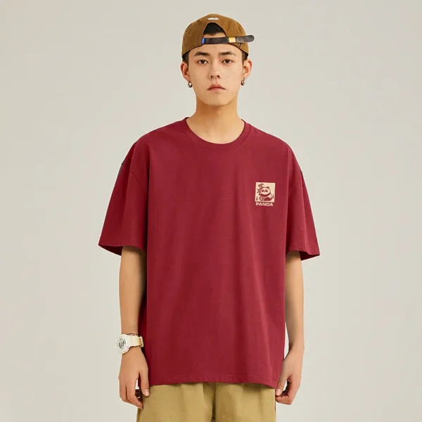 WPCTTS000564-611-02 Men's Trendy Multi-Color T-Shirt Panda Design