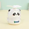 WPLSFN000235 Mini Cartoon Panda-Shaped Portable Rechargeable Handheld Fan White