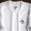 WPCTTS000669-0680-01 Minimalist Panda Embroidery Loose-Fit Pure Cotton T-Shirt