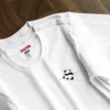 WPCTTS000669-0680-02 Minimalist Panda Embroidery Loose-Fit Pure Cotton T-Shirt
