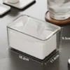 WPHHTB000273-0278-01 Minimalist Panda Pattern Transparent Tissue Box Cover Home Use