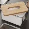 WPHHTB000273-0278-02 Minimalist Panda Pattern Transparent Tissue Box Cover Home Use