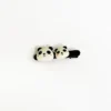 WPDCHA000241 Multicolor Cute Panda Heart Hair Clip Bangs Clip Hair Accessory