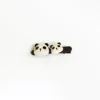 WPDCHA000243 Multicolor Cute Panda Heart Hair Clip Bangs Clip Hair Accessory