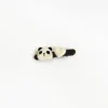 WPDCHA000239 Multicolor Cute Panda Heart Hair Clip Bangs Clip Hair Accessory