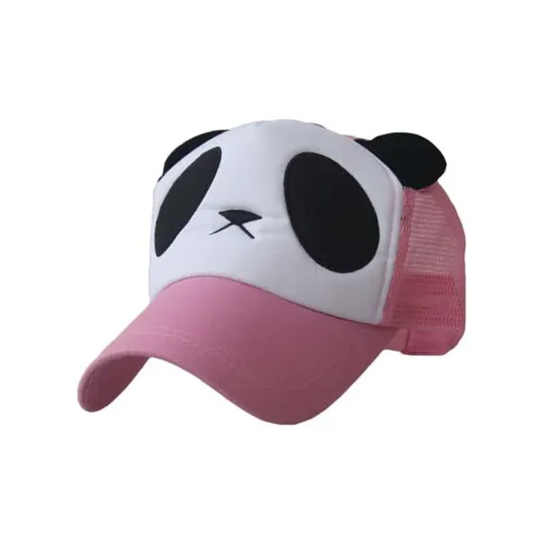 WPCTHASC0062 Multicolor Panda Design Baseball Cap Fashion Snapback Light Pink