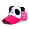 WPCTHASC0065 Multicolor Panda Design Baseball Cap Fashion Snapback Pink