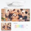 Multiple Style Cute Warm Panda Mouse Pad Keyboard Desk Mat