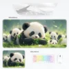 Multiple Style Cute Warm Panda Mouse Pad Keyboard Desk Mat