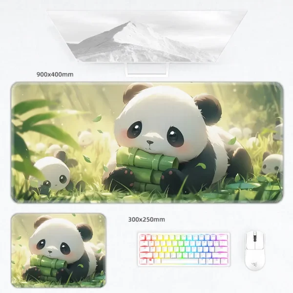 Multiple Style Cute Warm Panda Mouse Pad Keyboard Desk Mat