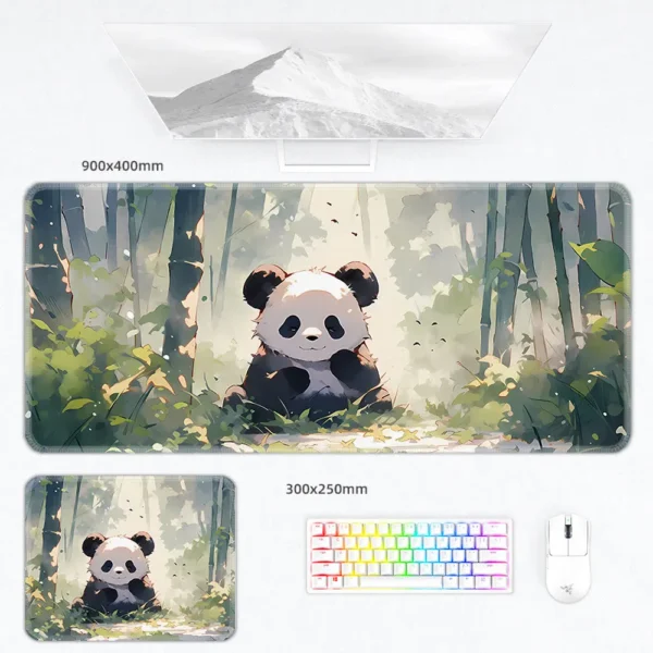 Multiple Style Cute Warm Panda Mouse Pad Keyboard Desk Mat