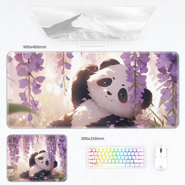 Multiple Style Cute Warm Panda Mouse Pad Keyboard Desk Mat