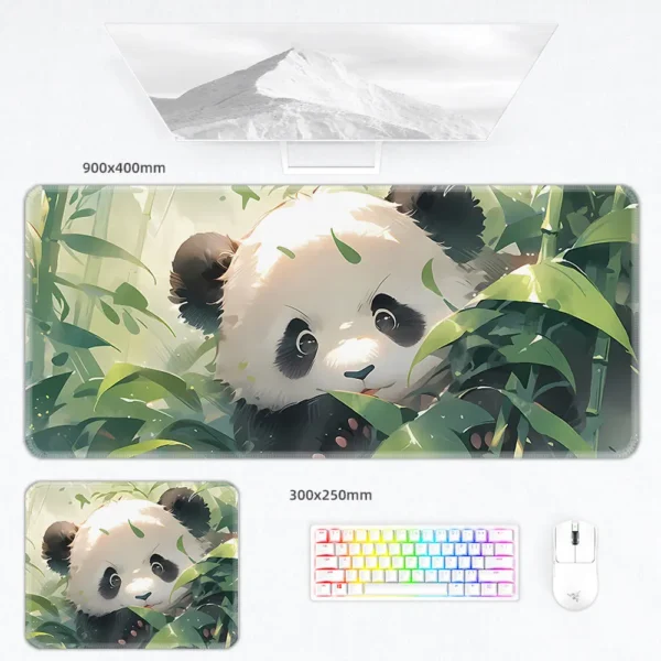 Multiple Style Cute Warm Panda Mouse Pad Keyboard Desk Mat