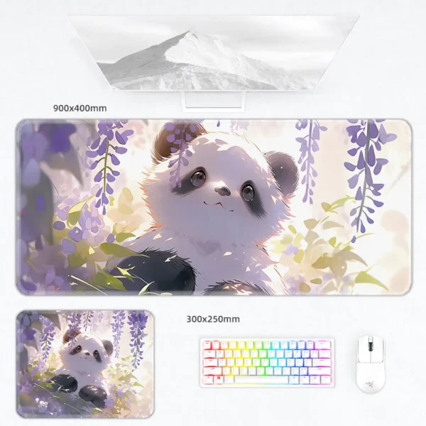 Multiple Style Cute Warm Panda Mouse Pad Keyboard Desk Mat