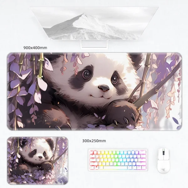 Multiple Style Cute Warm Panda Mouse Pad Keyboard Desk Mat