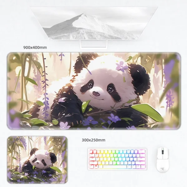 Multiple Style Cute Warm Panda Mouse Pad Keyboard Desk Mat
