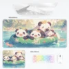 Multiple Style Cute Warm Panda Mouse Pad Keyboard Desk Mat