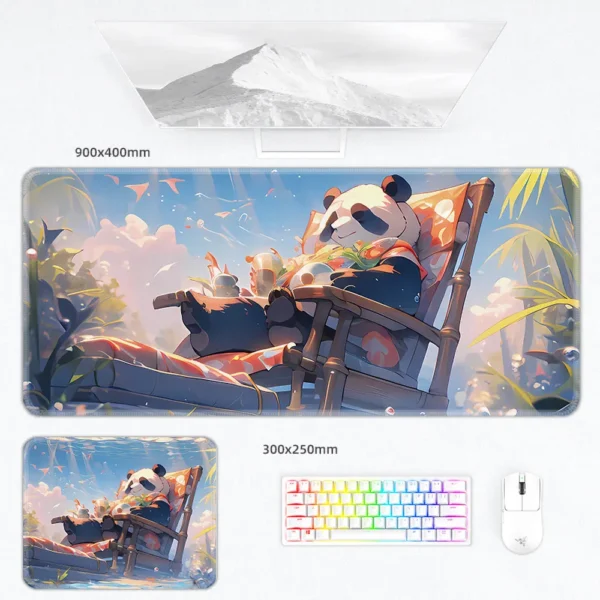 Multiple Style Cute Warm Panda Mouse Pad Keyboard Desk Mat