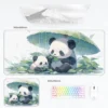 Multiple Style Cute Warm Panda Mouse Pad Keyboard Desk Mat