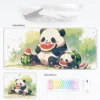 Multiple Style Cute Warm Panda Mouse Pad Keyboard Desk Mat