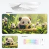 Multiple Style Cute Warm Panda Mouse Pad Keyboard Desk Mat