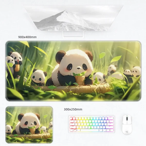 Multiple Style Cute Warm Panda Mouse Pad Keyboard Desk Mat