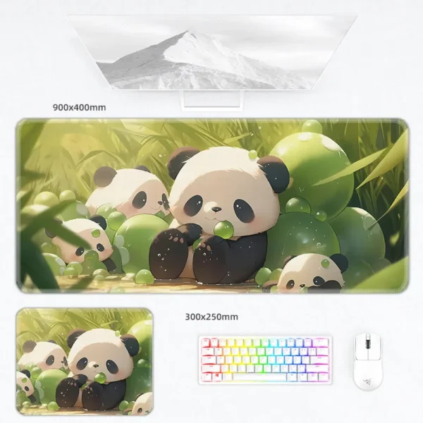 Multiple Style Cute Warm Panda Mouse Pad Keyboard Desk Mat