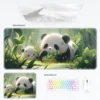 Multiple Style Cute Warm Panda Mouse Pad Keyboard Desk Mat