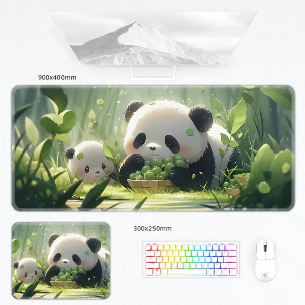 Multiple Style Cute Warm Panda Mouse Pad Keyboard Desk Mat