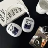WPASEC000264-02 New Cool Panda Transparent Apple AirPods Max Protective Case